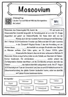 Vorschau - Unterrichtsreihen - Moscovium Lückentext mit Wortspeicher Hörverstehen und Suchsel - Seite 1