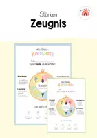 Vorschau - Poster - Stärken-Kompass – Zeugniszusatz (Du bist mehr als deine Noten) - Deckblatt