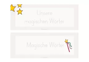 Vorschau - Poster - Magische Wörter // Aushang für das Klassenzimmer - Seite 2
