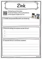 Vorschau - Unterrichtsreihen - Zink Lückentext mit Wortspeicher Hörverstehen und Suchsel - Seite 3