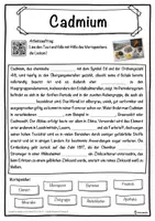 Vorschau - Unterrichtsreihen - Cadmium Lückentext mit Wortspeicher Hörverstehen und Suchsel - Seite 1