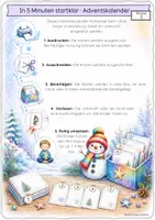 Vorschau - Spiele - Adventskalender Grundschule Klasse 1 | Ruhe, Achtsamkeit, Konzentration · 30 Mini-Impulse zu Weihnachten - Seite 1