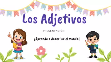 Vista previa - Unidades / Secuencias / Situaciones de Aprendizaje - Los adjetivos y sus clasificaciones - Portada