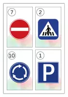 Vorschau - Arbeitsblätter - Materialpaket - Verkehrsschilder / Verkehrszeichen XXL Paket Wortschatzpaket - DaZ/DaF / Deutsch / Sachunterricht (Grundschule) - Seite 2