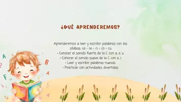 Vista previa - Unidades / Secuencias / Situaciones de Aprendizaje - Las sílabas CA- CE- CI- CO- CU para niños - página 1