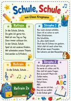 Vorschau - Lehrpläne/Lehrermaterial - Schule, Schule-Rap – zur Einschulung mit Bewegung - Seite 1