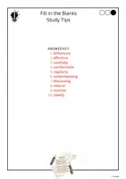 zapowiedź - Fill in the Blanks - Exams and Study Tips B1 - strona 2
