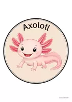 Vorschau - Mal- und Bastelvorlagen - Axolotlklasse - Wand- und Türdeko | Klassenraumdekoration (Klassentier) - Seite 3