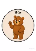 Vorschau - Mal- und Bastelvorlagen - Bärenklasse - Wand- und Türdeko | Klassenraumdekoration (Klassentier) - Seite 3