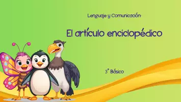 Vista previa - Unidades / Secuencias / Situaciones de Aprendizaje - Reconoceremos el artículo enciclopédico. - Portada