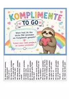 Vorschau - Stundenentwürfe - Komplimente to go - Wertschätzung & Miteinander - Deckblatt