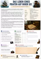 Vorschau - Stundenentwürfe - Vertretung Geschichte Klasse 7-8 | 10 Arbeitsblätter - Seite 1
