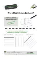 Vorschau - Unterrichtsreihen - Technisches Zeichnen Klasse 5 - Deckblatt