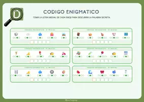 Vista previa - Hojas de trabajo - Código enigmático LRD - página 2