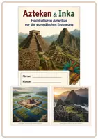 Vorschau - Arbeitsblätter - Azteken & Inka - vierfach differenziert inkl. unabhängiger Förderversion - Seite 1