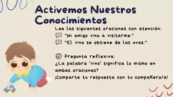 Vista previa - Unidades / Secuencias / Situaciones de Aprendizaje - Conoceremos los Homófonos y Homógrafos - página 2