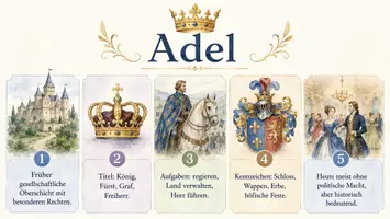 Vorschau - Arbeitsblätter - Arbeitsblätter zum Thema "Adel" + Lösung & MP3 + Infografik - Seite 3