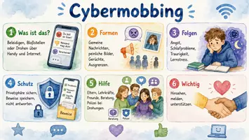 Vorschau - Arbeitsblätter - Arbeitsblätter mit Dialog zum Thema "Cybermobbing" + Infografik - Seite 3