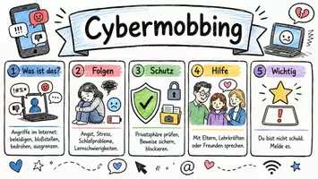 Vorschau - Arbeitsblätter - Arbeitsblätter mit Dialog zum Thema "Cybermobbing" + Infografik - Seite 2