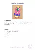Vorschau - Mal- und Bastelvorlagen - Kunst Schulanfang, Türdeko Raketen, Klassenzimmer gestalten - Seite 3