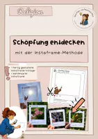 Vorschau - Mal- und Bastelvorlagen - InstaFrame-Methode: Schöpfung entdecken - Kreative Unterrichtsidee - Religionsunterricht - Grundschule - Sekundarstufe - Deckblatt