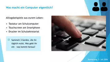 Vorschau - Stundenentwürfe - Grundlagen der Datenverarbeitung - Das EVA-Prinzip - Seite 3