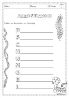 Vorschau - Arbeitsblätter - Lesen - Leseszenarium - Das Dschungelbuch - Seite 3