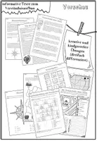 Vorschau - Arbeitsblätter - Basiswissen - Kartographie (Kartenaufbau, Himmelsrichtungen, Lagebestimmung mit Planquadrate) - Seite 2