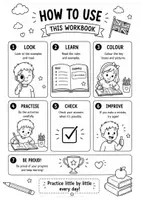 Vista previa - Hojas de trabajo - My First English Learning Pack (Vocabulary + Grammar Workbook Bundle) - página 2