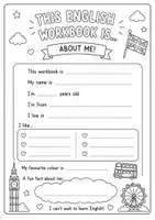 Vista previa - Hojas de trabajo - My First English Learning Pack (Vocabulary + Grammar Workbook Bundle) - página 3