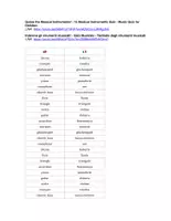 anteprima - Esercizi - SOLUZIONI Indovina gli strumenti musicali - Quiz Musicale - Pagina 1