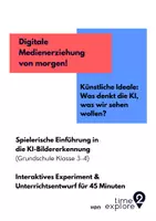 Vorschau - Stundenentwürfe - Bilder-Detektive: KI-Bilderkennung spielerisch lernen - Deckblatt