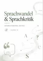 Vorschau - Unterrichtsreihen - Unterrichtsreihe Sprachwandel Klasse 10 | Anglizismen, Jugendsprache, Gendern + Klassenarbeit - Deckblatt