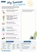 Vorschau - Arbeitsblätter - Ferienprojekt Englisch - Back to school - Summer project - Seite 2
