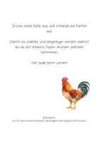 Vorschau - Bildkarten - Lernkarten Bauernhoftiere | Tiere Bildkarten Wortkarten Montessori | DaZ Kindergarten Sprachförderung - Seite 1