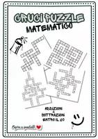 anteprima - Giochi - Cruci puzzle matematico. Numeri entro il 20 - Pagina di copertina