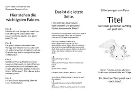 Vorschau - Anderer Materialtyp - Flyer erstellen | Editierbare Vorlage | digital und handschriftlich zu bearbeiten - Seite 3