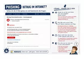 Vorschau - Stundenentwürfe - Phishing erkennen - Unterrichtseinheit Informatik mit Arbeitsblättern, QR-Codes, Selbstlernkurs, Lösungen & Merkeintrag - Seite 3