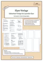 Vorschau - Anderer Materialtyp - Flyer erstellen | Editierbare Vorlage | digital und handschriftlich zu bearbeiten - Deckblatt