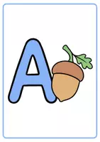 anteprima - Flashcard - Picture Cards ALFABETO/ALPHABET - Pagina 1