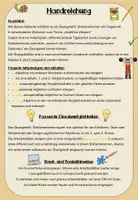 Vorschau - Arbeitsblätter - Adjektive steigern - Übungsheft/ Stationenlernen (Klasse 2-3) #schulstartbyextraklasse - Seite 1