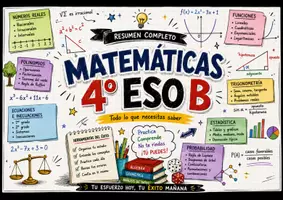 Vista previa - Unidades / Secuencias / Situaciones de Aprendizaje - MATEMÁTICAS 4 ESO B - Portada