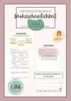 Vorschau - Arbeitsblätter - Wahrscheinlichkeit I Einfluss von Bedingungen - Deckblatt