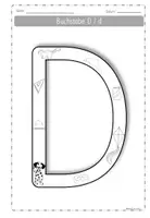 Vorschau - Arbeitsblätter - Buchstabeneinführung Dd - Arbeitsblätter - Seite 3