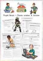 Vorschau - Arbeitsblätter - Berufe & Arbeitswelt: Plakate erstellen & forschen (Projekt) - Sachunterricht - Kl. 3/4 - Deckblatt