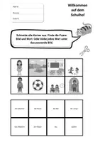 Vorschau - Arbeitsblätter - Kostenlos: Hörverstehen DaZ A1 – Hörspiel „Willkommen auf dem Schulhof" | interaktiv mit Audio, Selbstkontrolle & QR-Code + 4 Arbeitsblätter - Seite 3