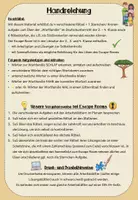 Vorschau - Arbeitsblätter - Escape Room - Wortfamilie (Klasse 2-4) #schulstartbyextraklasse - Seite 1