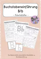 Vorschau - Arbeitsblätter - Buchstabeneinführung Bb - Arbeitsblätter - Deckblatt