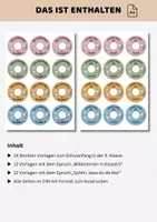 Vorschau - Mal- und Bastelvorlagen - Willkommensgruß Klasse 5 zum 1. Schultag | Bonbon-Vorlagen Geschenk Schüler 5. Klasse Schulanfang | Willkommensgeschenk neues Schuljahr - Seite 2