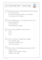 Vorschau - Arbeitsblätter - Der Schwimmbad Check - Fragen - Deckblatt